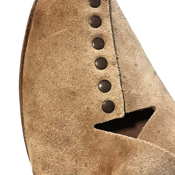 CYDWOQ Women’s Naked” sandal. Taupe/Pearl 38.5 - Picture 6 of 16